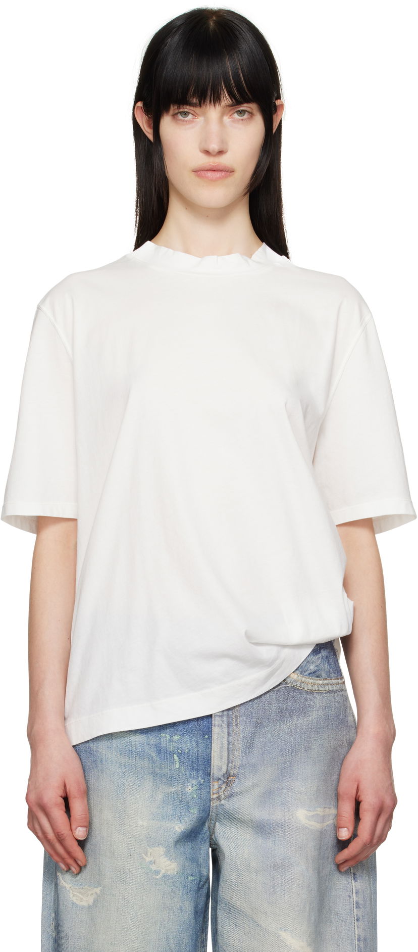 T-shirt OUR LEGACY Our Legacy Big T-Shirt Hvid | W2256BW