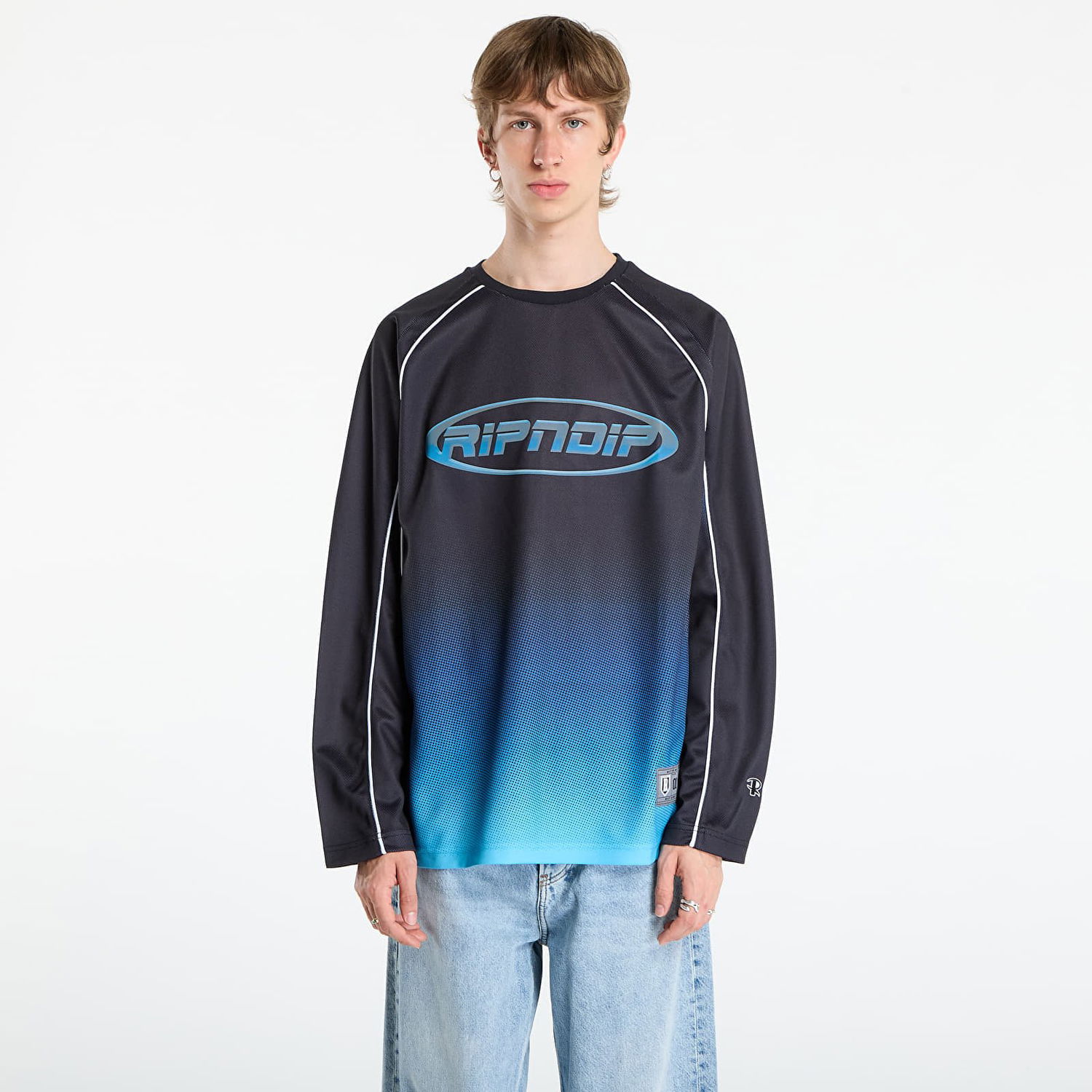 Jersey RIPNDIP RIPNDIP Surround Sound Hockey Jersey Sort | RNDFALL25104, 0