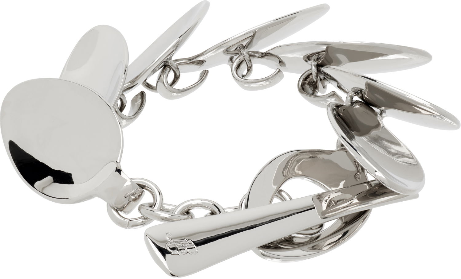 Armbånd Jean Paul Gaultier Jean Paul Gaultier Silver-Tone Cutlery Bracelet Metalisk | 25/03-W-JW020-X053-91, 1