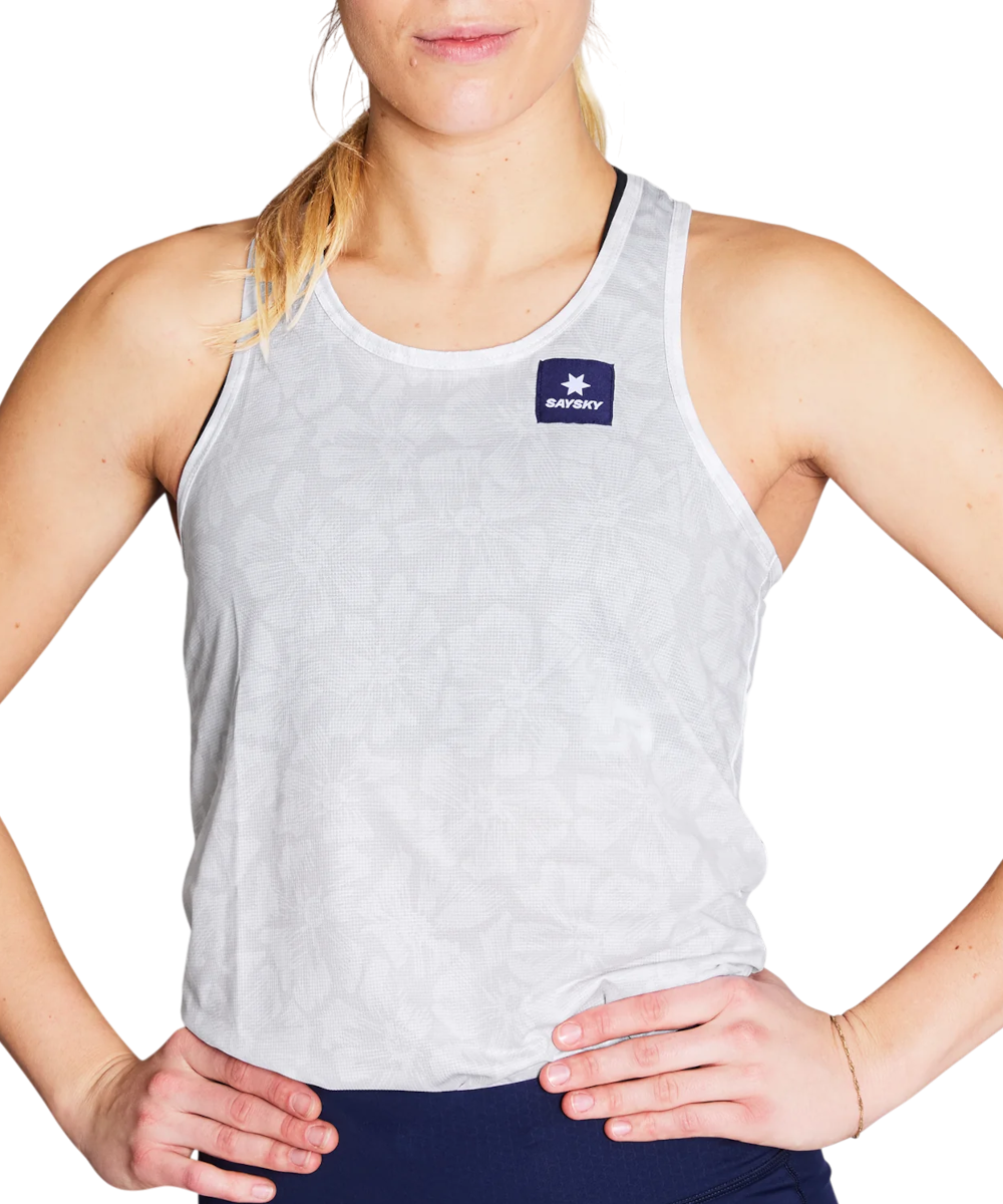 Tanktop Saysky Saysky Flower Combat Singlet Hvid | nwrsi31c-1030, 0