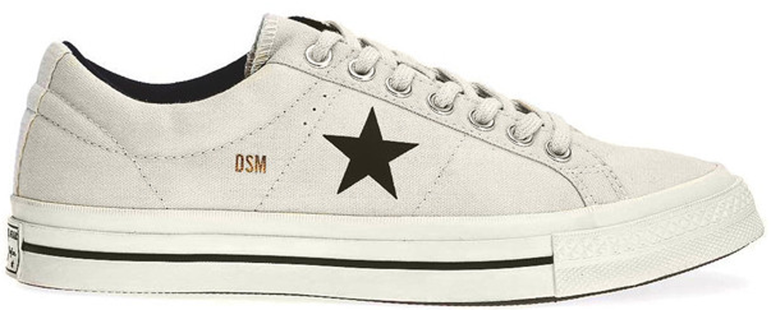 Sneakers og sko Converse One Star Canvas Ox Dover Street Market White Hvid | 162293C, 0