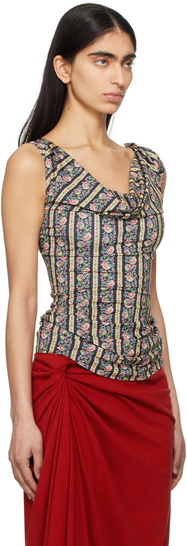 Tanktop Vivienne Westwood Vivienne Westwood Ginnie Floral Jersey Sleeveless Top Sort | 16030007-J008A-, 1