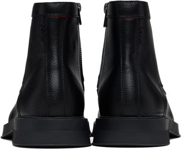 Sneakers og sko BOSS Hugo Grained Leather Boots Sort | 50552559, 1