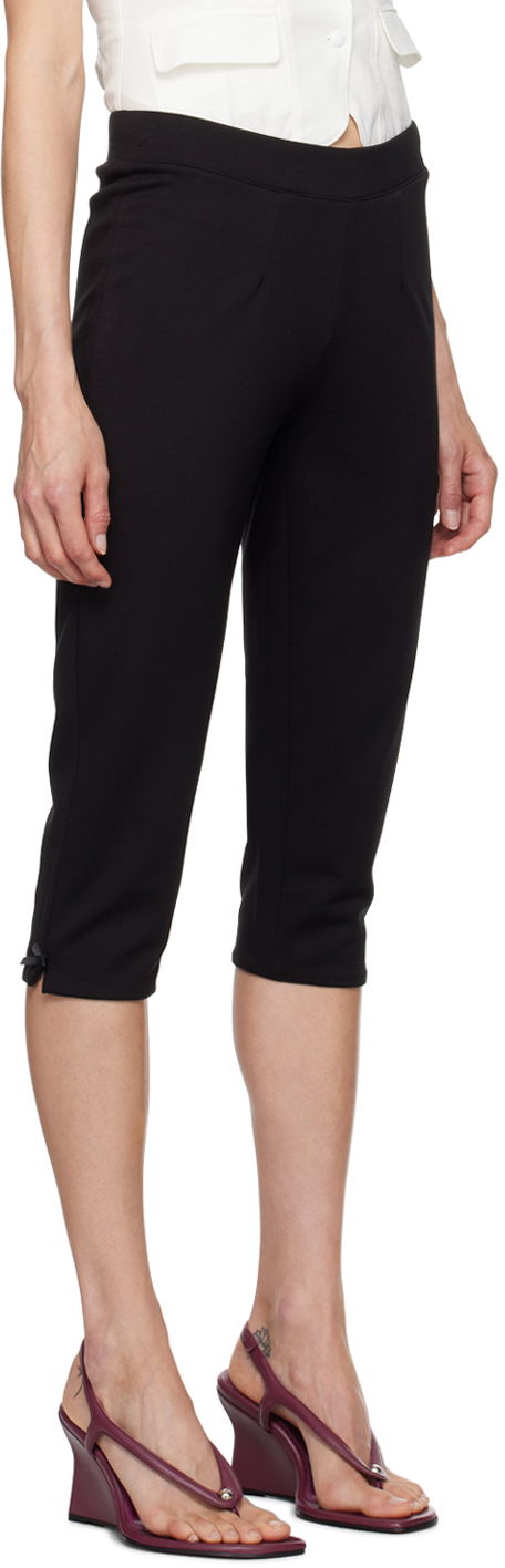Leggings GUIZIO Guizio Caria Capri Leggings Sort | P24201K063, 1