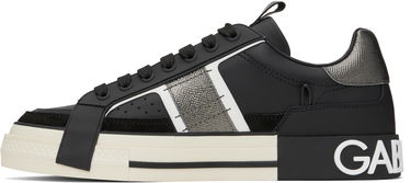 Sneakers og sko Dolce & Gabbana Black & Silver NS1 Sneakers Sort | CS1863AO223, 2
