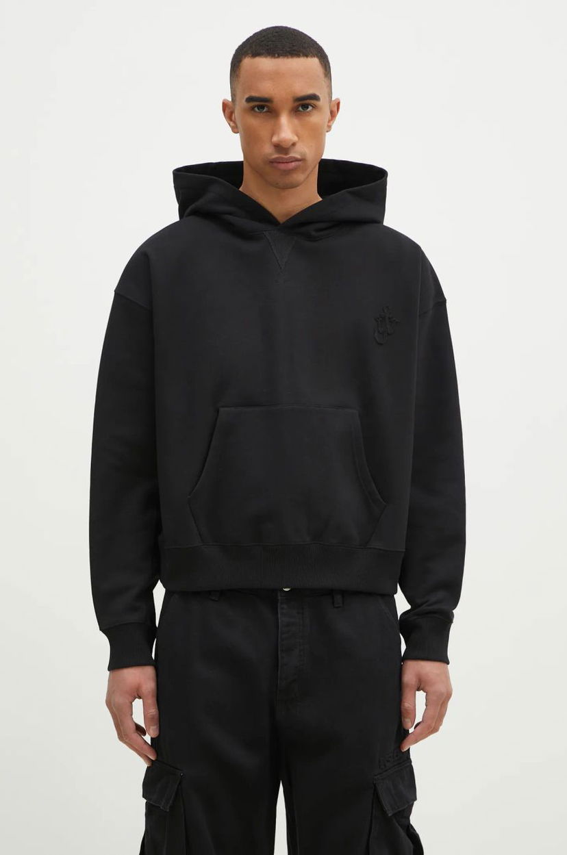 Sweatshirt JW Anderson JW Anderson Anchor Logo Hoodie Sort | JW0183.PG1631.999
