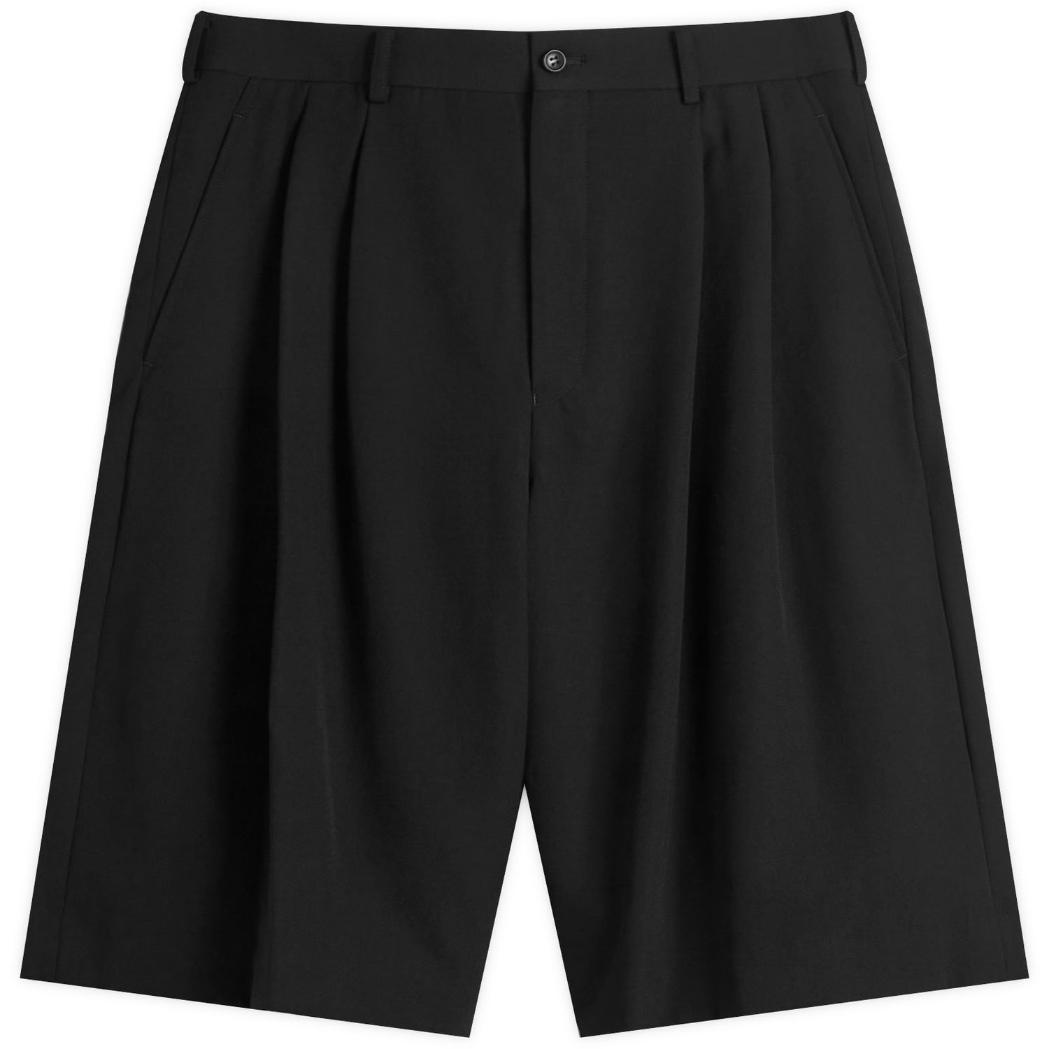 Shorts Comme des Garçons Homme Plus Wool Shorts, Size Large Sort | PP-P051-W25-1, 1