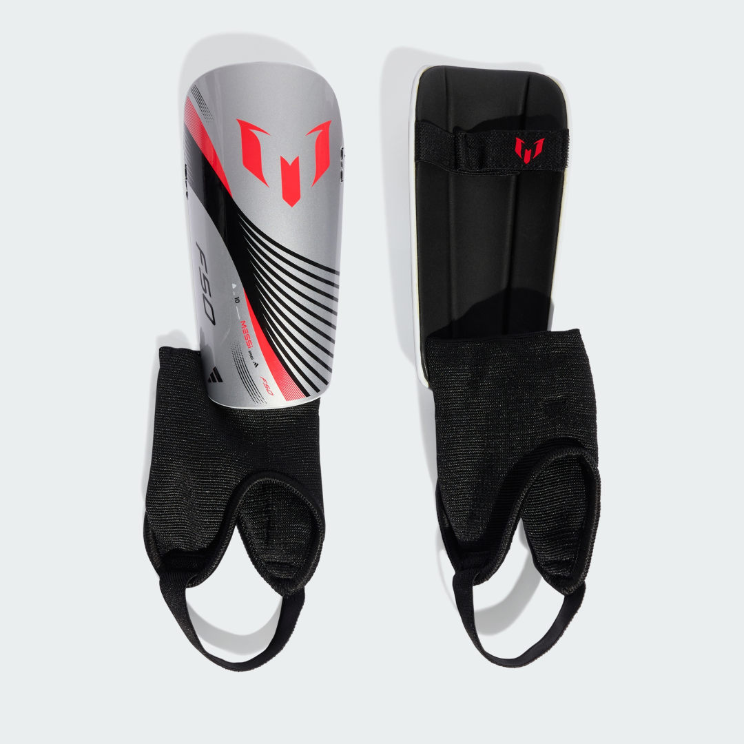Tilbehør adidas Performance Messi Match Kids' Shin Guards Grå | JV5240, 0