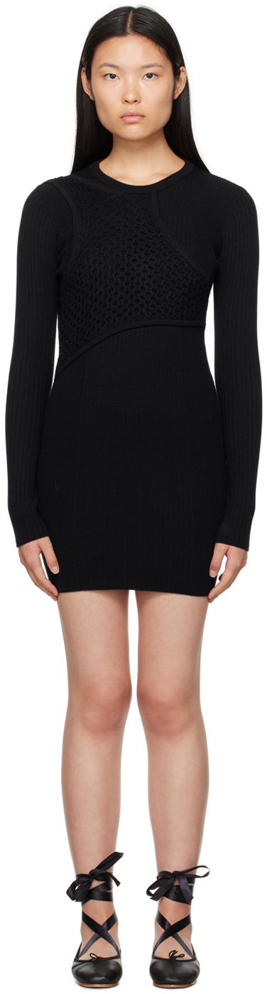 Kjole Feng Chen Wang Feng Chen Wang Layered Mini Dress Sort | FWF16KT12B