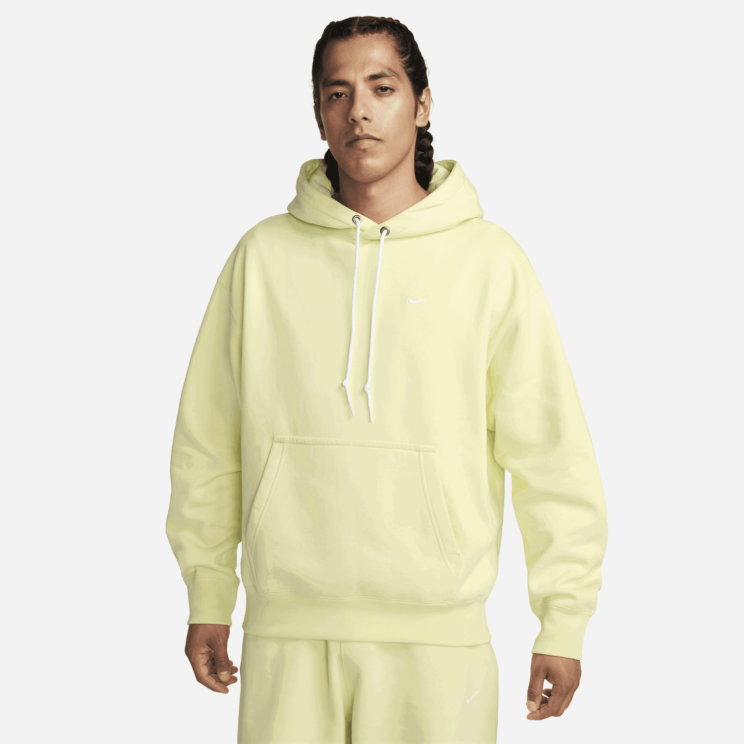 Sweatshirt Nike Solo Swoosh Fleece Hoodie Gul | DX1355-331, 0