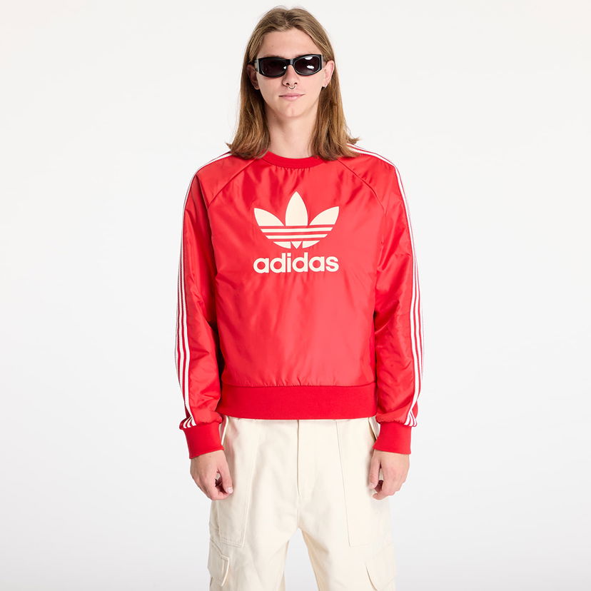 Sweatshirt adidas Originals Wales Bonner x Nylon Sweatshirt Better Scarlet Rød | JE5994