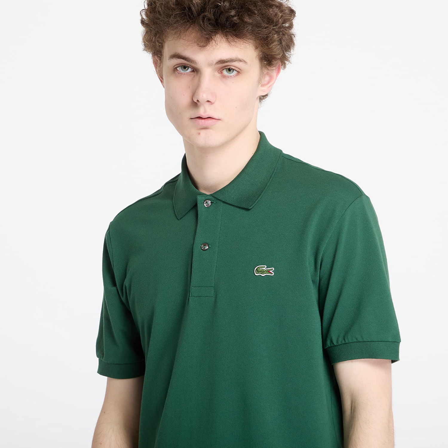 Polo skjorte Lacoste Lacoste Light Pique Polo Shirt Grøn | PH9851 132, 1