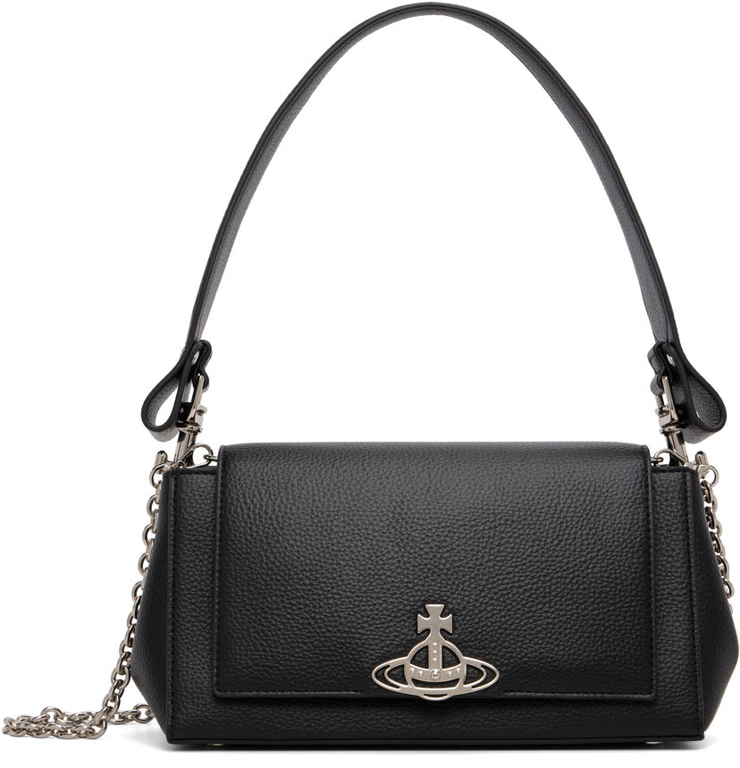 Skuldertaske Vivienne Westwood Vivienne Westwood Hazel Medium Shoulder Bag Sort | 46020001W-S000D-