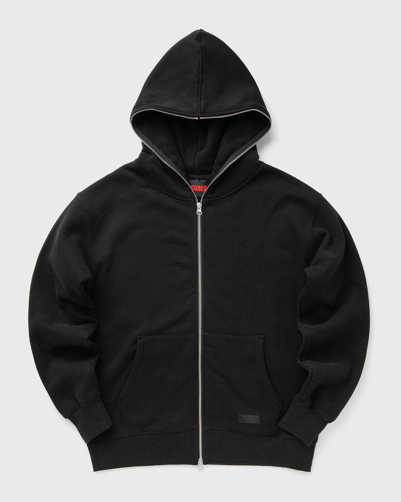 Sweatshirt Pleasures Dragon Zip-Up Hoodie Sort | P24W032-BLACK