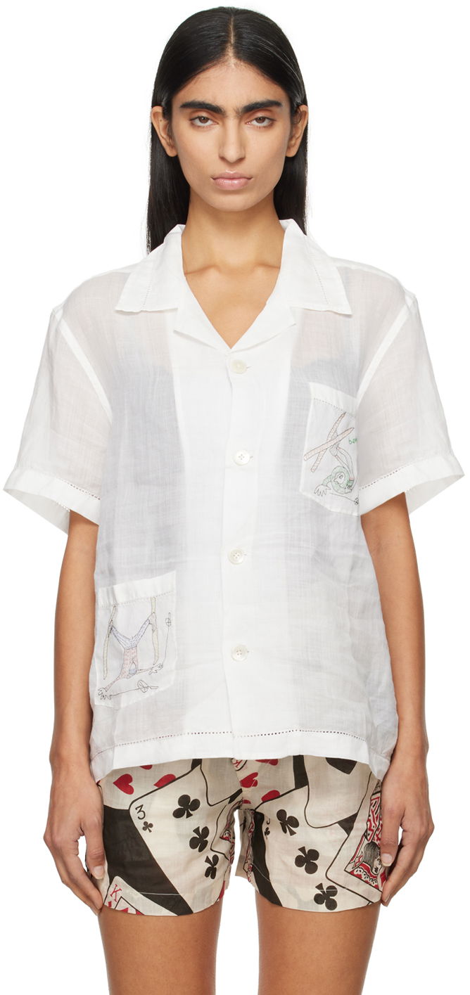 Skjorte Bode Skiers Shirt Hvid | MRF24SH055