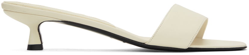 Tilbehør Loulou de Saison Loulou de Saison Atrium Heeled Sandals Hvid | ATRIUM