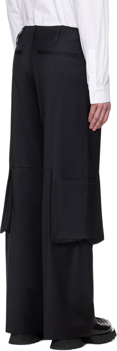 Cargo bukser HELIOT EMIL HELIOT EMIL Ferro Tailored Cargo Pants Sort | SS25_M_10_198_BLK01, 2