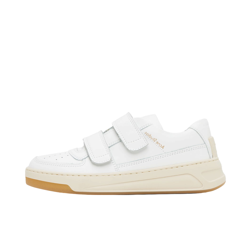 Sneakers og sko Acne Studios White Velcro Strap Hvid | AD0564-