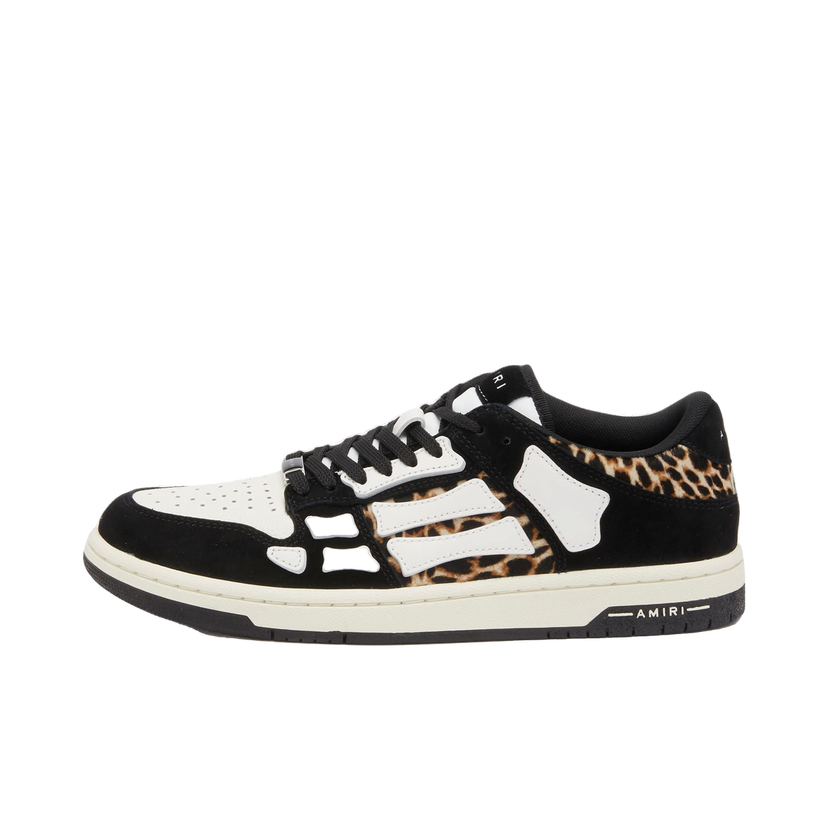 Sneakers og sko AMIRI Leopard Skel Top Low Sort | AWFOSR1044-001