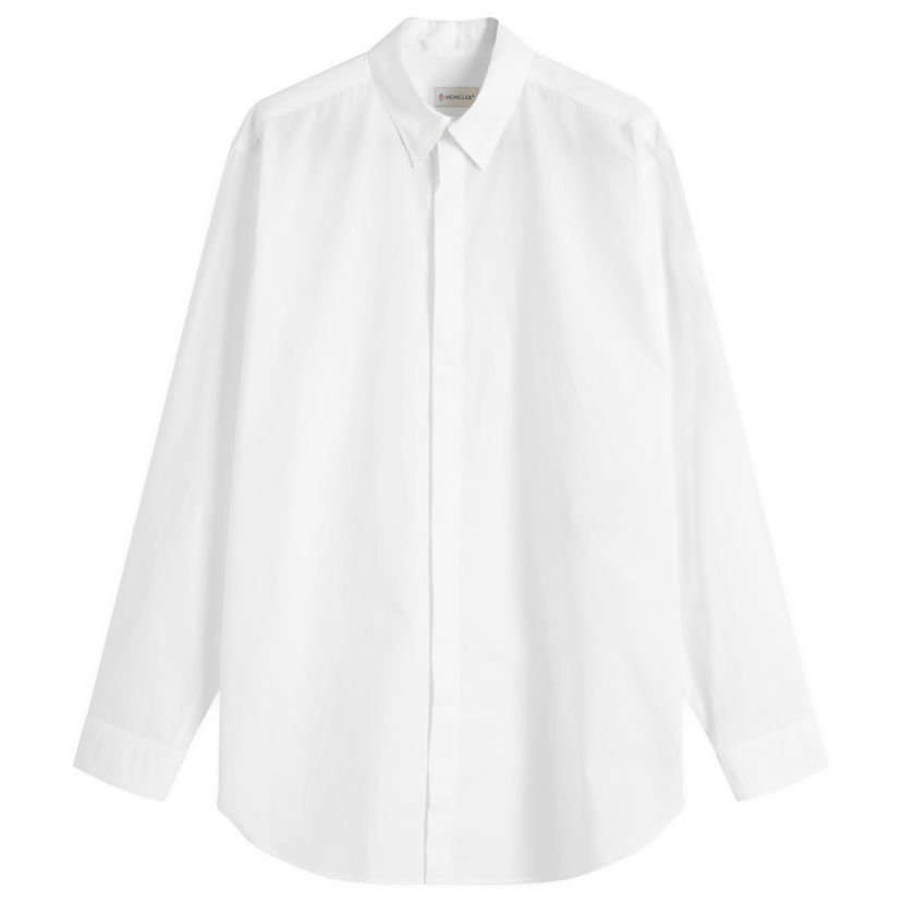 Skjorte Moncler Smith Oversize Shirt Size 42 Hvid | 09T-2F00001-M5316-034