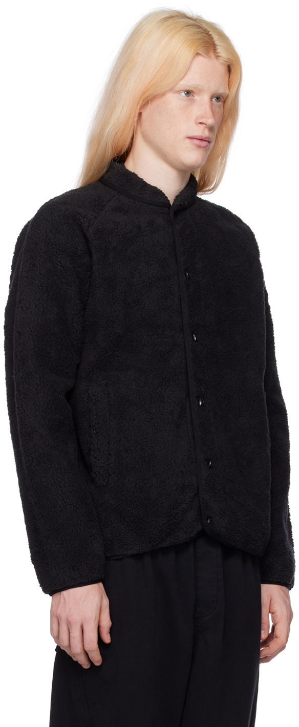 Bomberjakke YMC Fleece Jacket Sort | P7AZD, 1