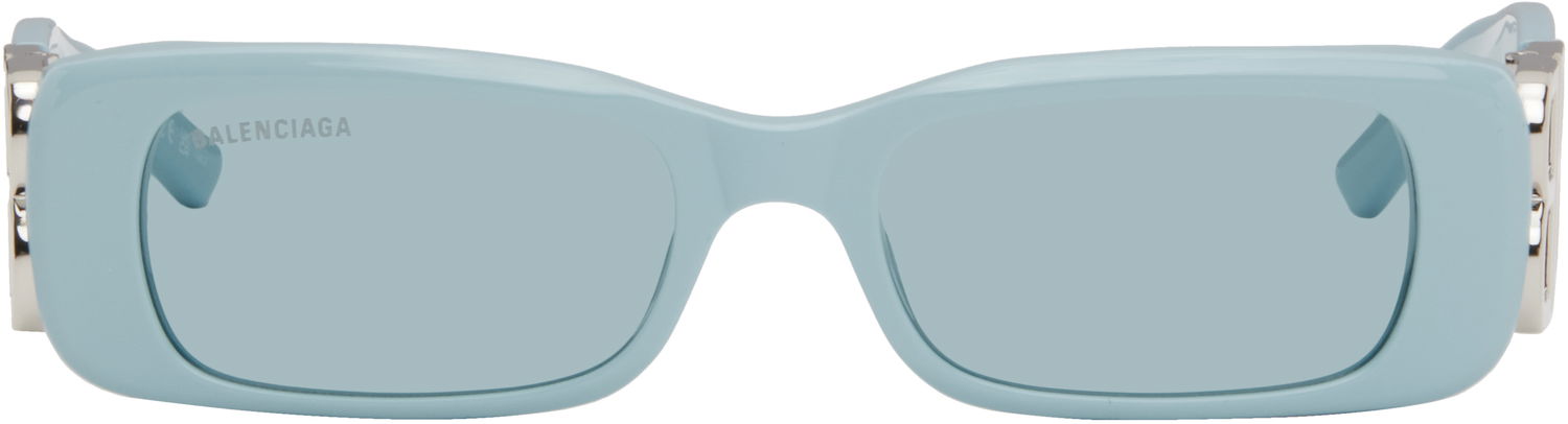 Solbriller Balenciaga Balenciaga Dynasty Rectangle Sunglasses Blå | BB0096S-025, 0