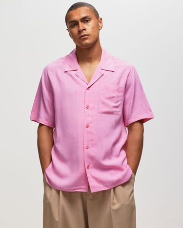 Skjorte AMI Paris Camp Shirt Lyserød | HSH203.VI0003, 1