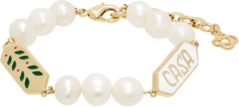 Armbånd Casablanca Laurel Pearl Bracelet Metalisk | APS25-JW-091-01