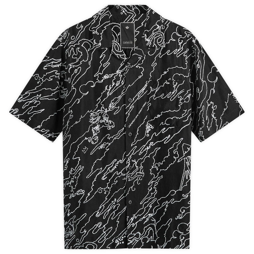 Skjorte Maharishi Maha Basquiat Sort | 1312-BLK