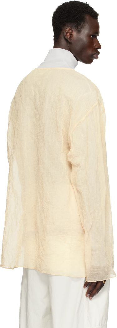 Sweater Dries Van Noten Dries Van Noten Long Sleeve Top Beige | 251-020740-1265, 2