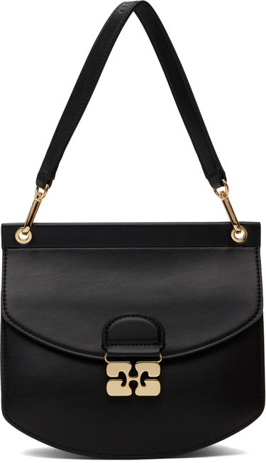 Håndtaske GANNI Ganni Small Apo-G Shoulder Bag Sort | A6449, 0