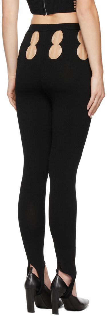 Leggings Dion Lee Double Stirrup Leggings Sort | C7015F21, 2