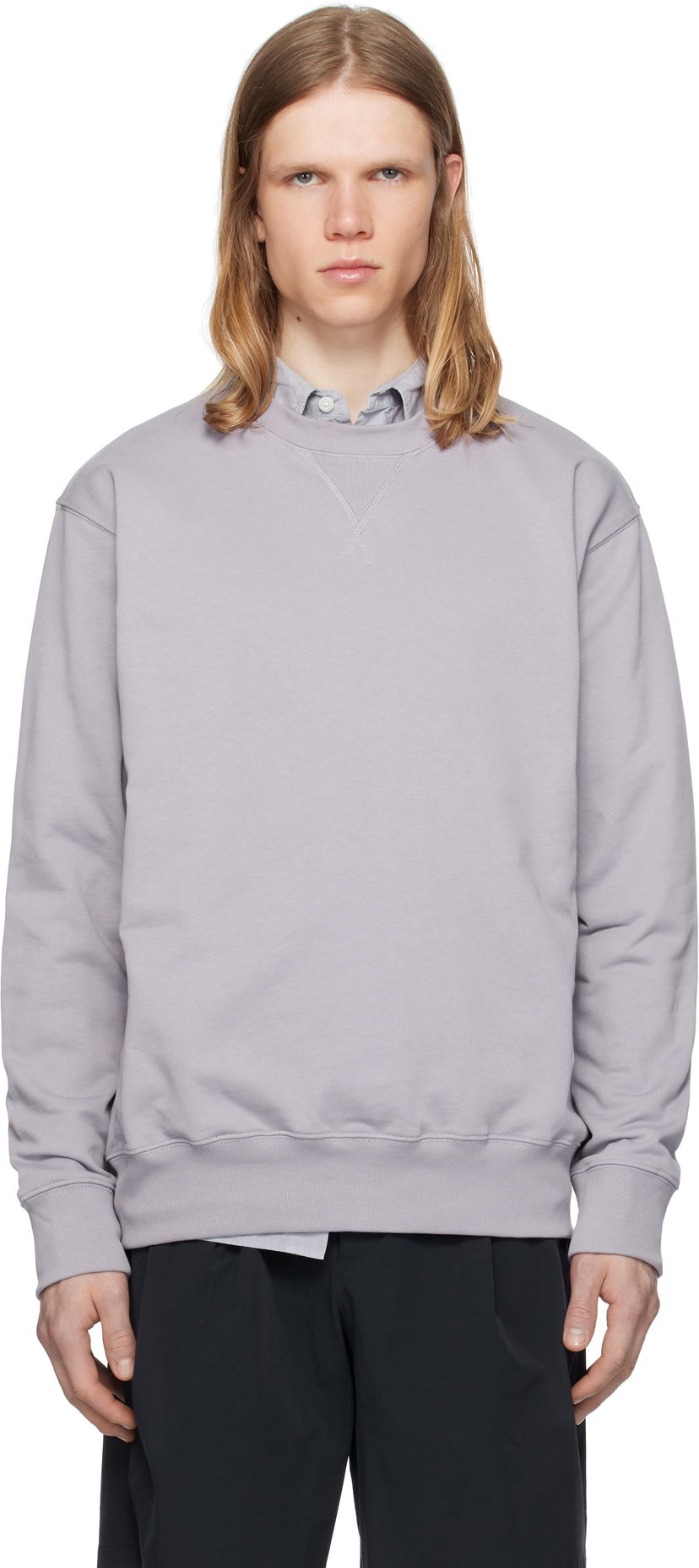 Sweatshirt NORSE PROJECTS Norse Standard Sweatshirt Lilla | N20-1373