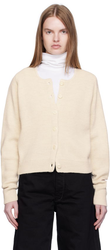 Sweater LEMAIRE Lemaire Alpaca Cropped Cardigan Beige | TO1411 LK1028, 0