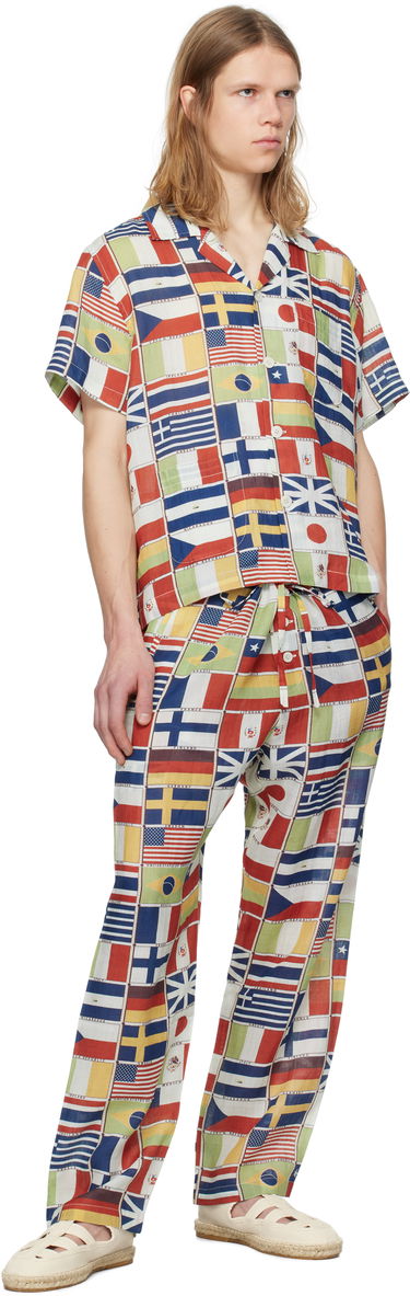 Jumpsuit Bode Bode International Print Drawstring Trousers Flerfarvet | MRS25BT068, 3
