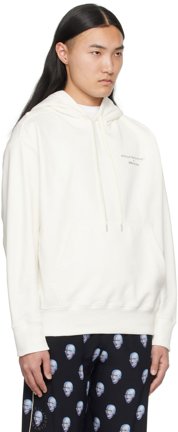 Sweatshirt Stella McCartney Stella McCartney Printed Hoodie Hvid | 6018463SPY76, 1
