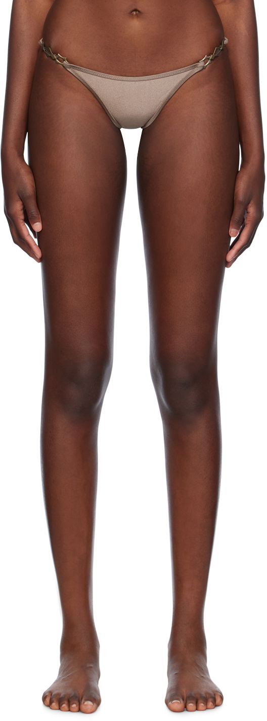 Badetøj Miaou Miaou Nicola Bikini Bottom Brun | 2038SWDUS