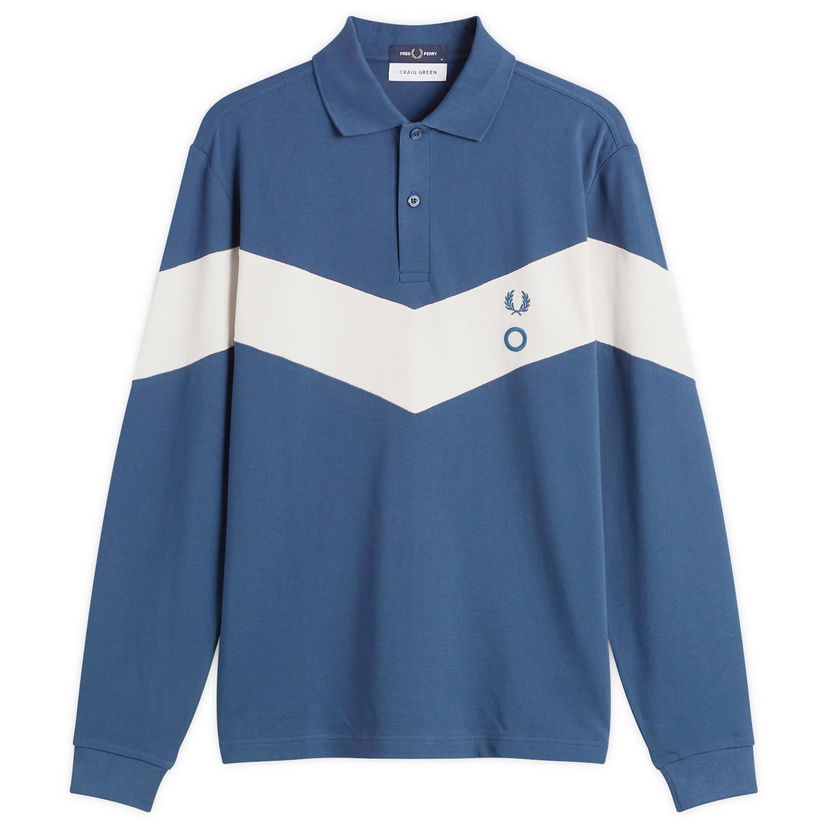 Polo skjorte Fred Perry x Craig Green Graphic Polo Shirt Blå | SM1143-A03