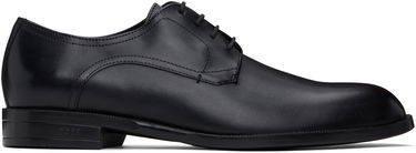 Skjorte BOSS BOSS Leather Derbys Sort | 50541701, 0