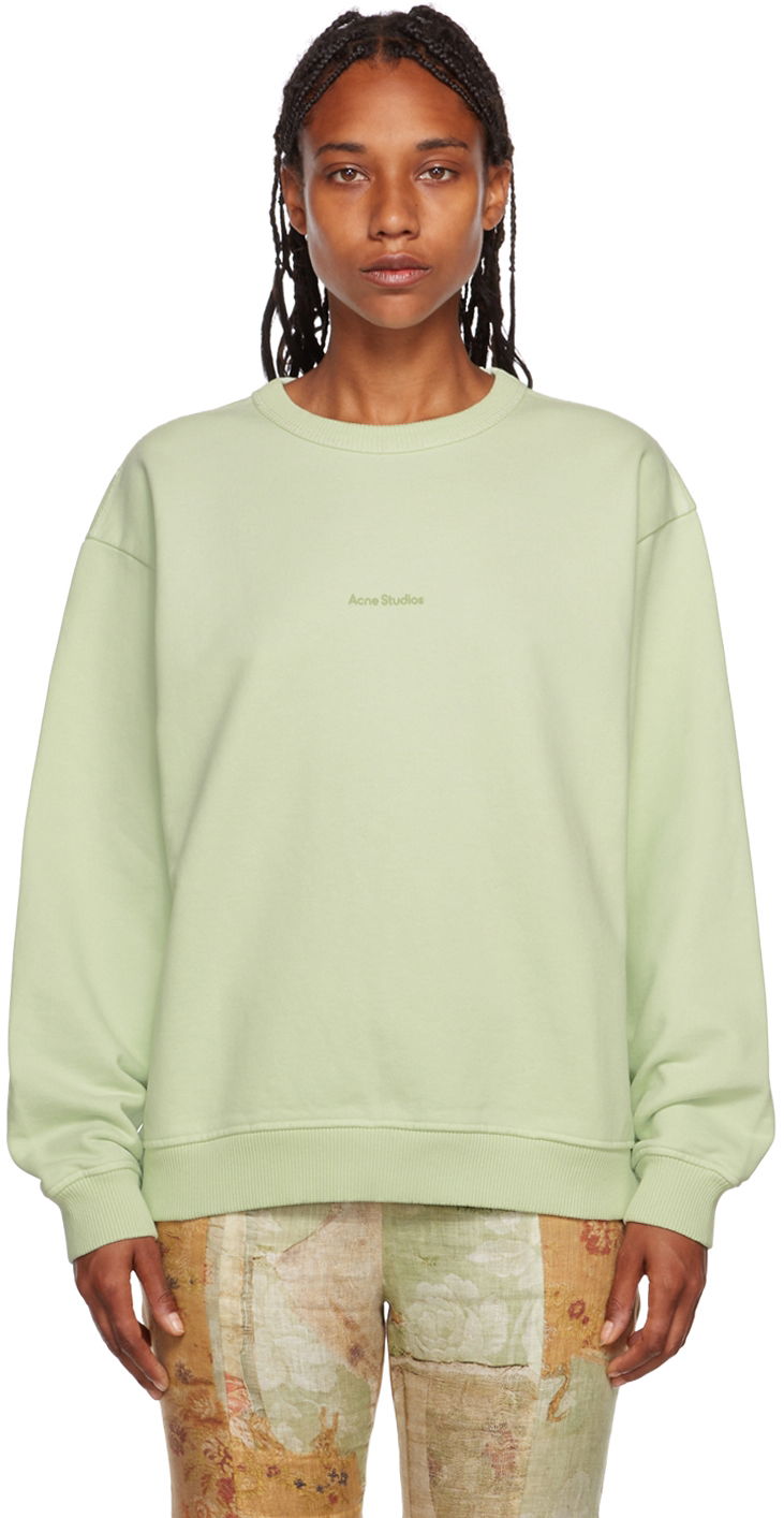 Sweatshirt Acne Studios Organic Cotton Sweatshirt Grøn | AI0067-, 0