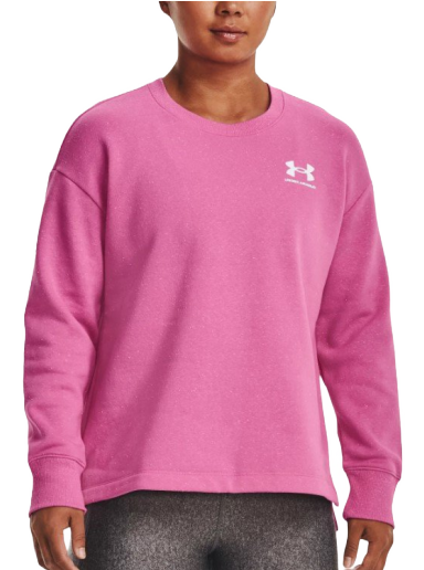 Sweatshirt Under Armour Rival Fleece Sweatshirt Lyserød | 1369423-659