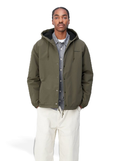 Jakke Carhartt WIP Hooded Coach Jacket Grøn | I032247_00P_XX