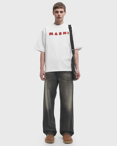 T-shirt Marni Marni Logo T-Shirt Hvid | HUMU0223S1-00W01, 2