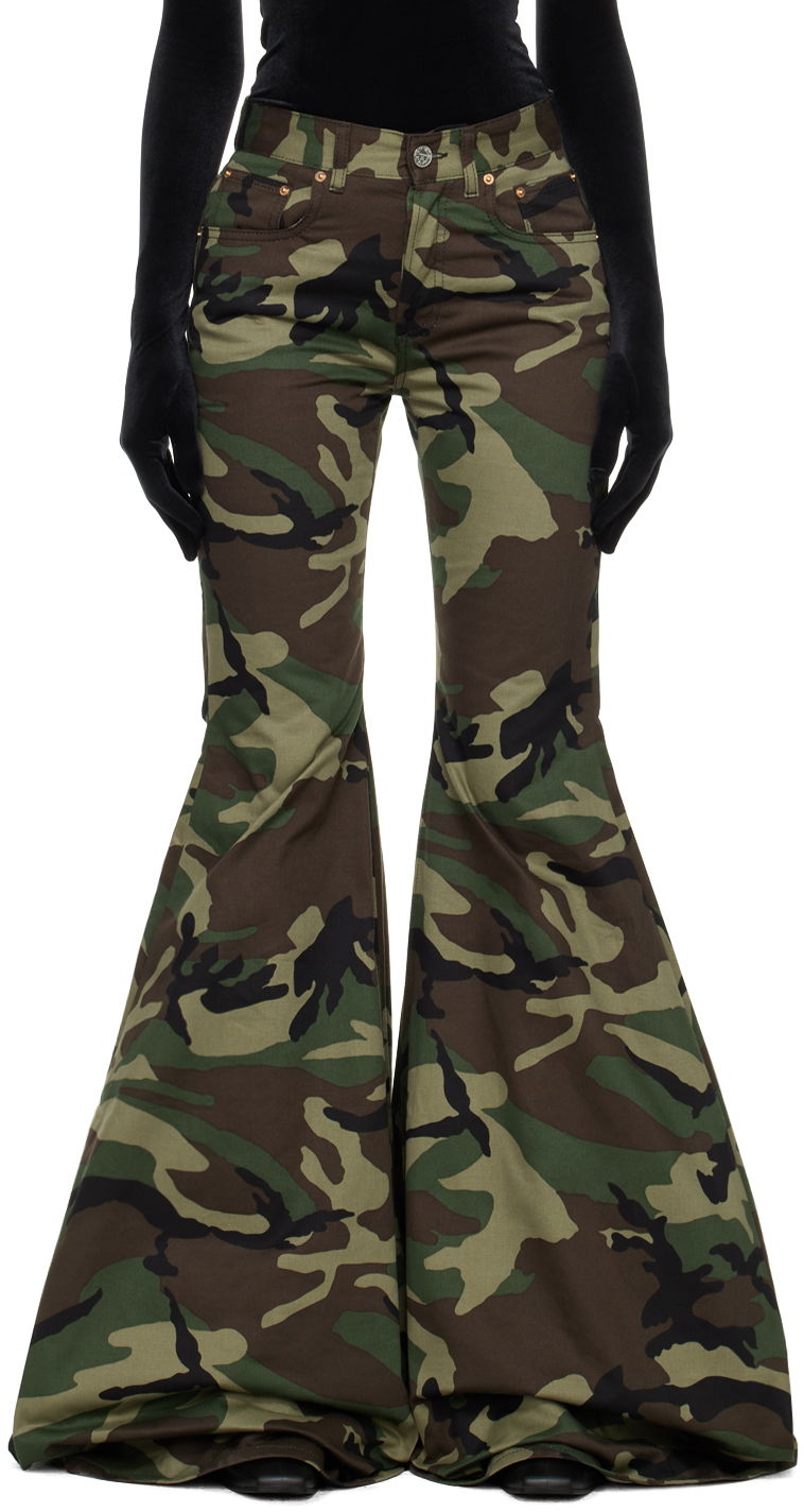 Bukser VETEMENTS Flared Trousers Grøn | WE64PA200Z