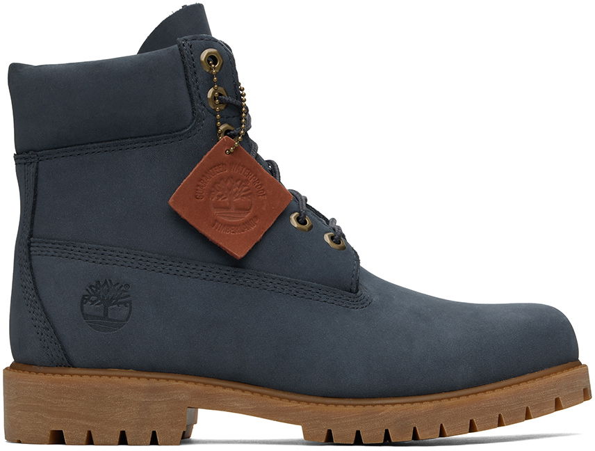 Tøj Timberland Timberland Heritage 6-Inch Boots Blå | TB0A2N48, 0
