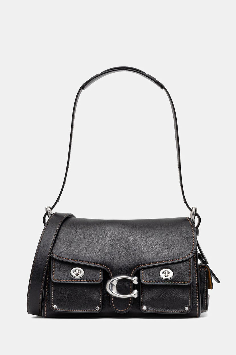 Skuldertaske Coach Coach Cargo Turnlock Soft Tabby Shoulder Bag Sort | CU124