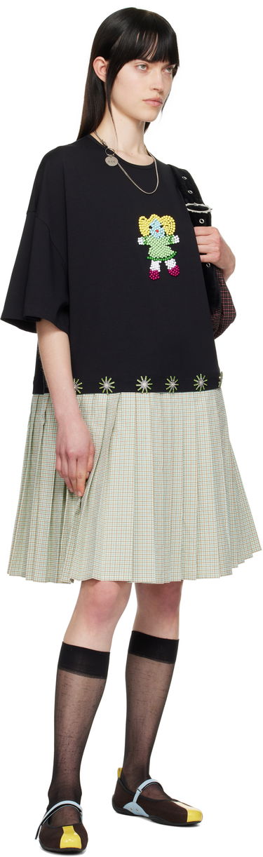 Kjole Chopova Lowena Chopova Lowena Saltos Kilt Midi Dress Flerfarvet | 1299, 3
