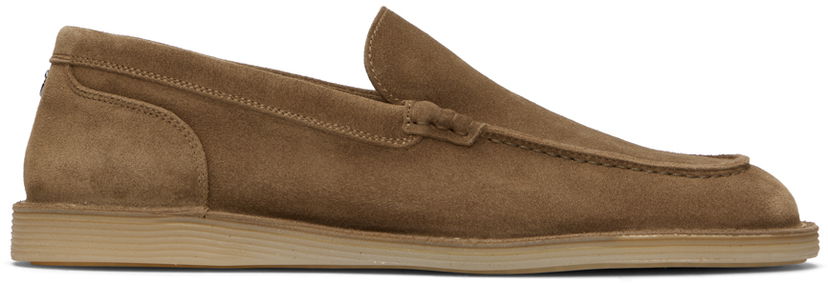 Sneakers og sko Dolce & Gabbana Florio Ideal Suede Loafers Brun | A50593AS707