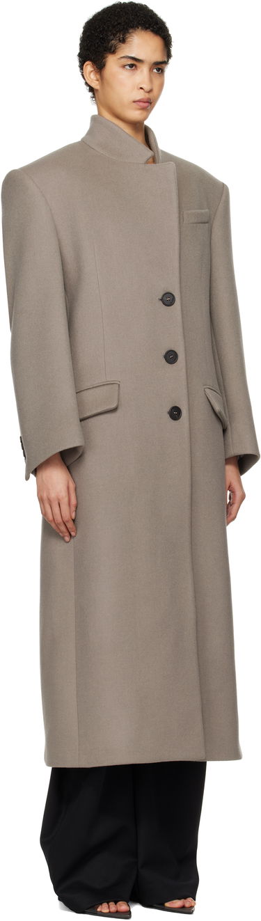 Frakker The Attico Attico Long Coat Grå | 250WCC00081 WWV058AA, 1