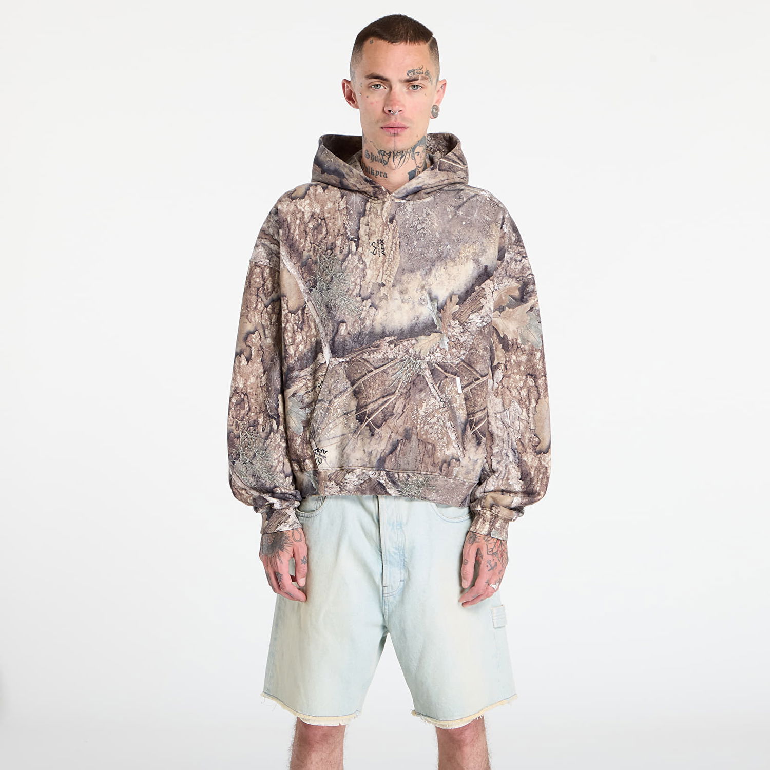 Sweatshirt Represent Clo REPRESENT Real Tree Camo Hoodie Brun | MLM100308-55, 0